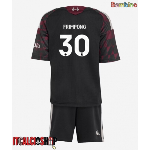 Liverpool Jeremie Frimpong #30 Terza Maglia Bambino 2026-27 Manica Corta (+ Pantaloni corti)